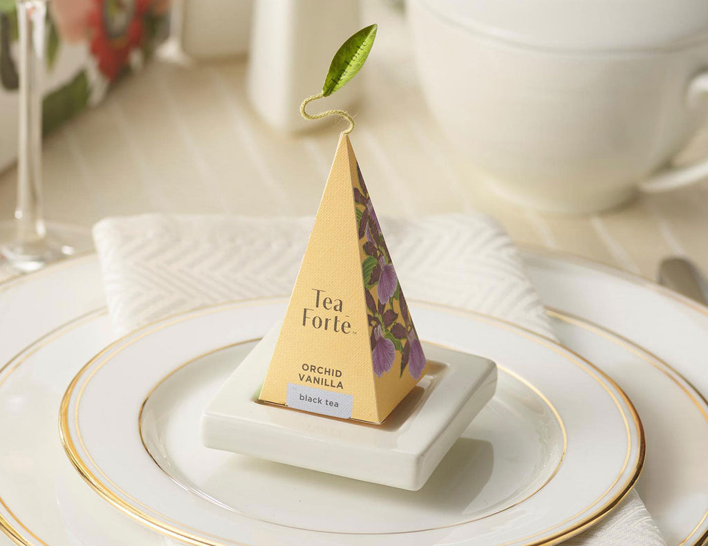 Tea Trays Orchid White - Set of Two