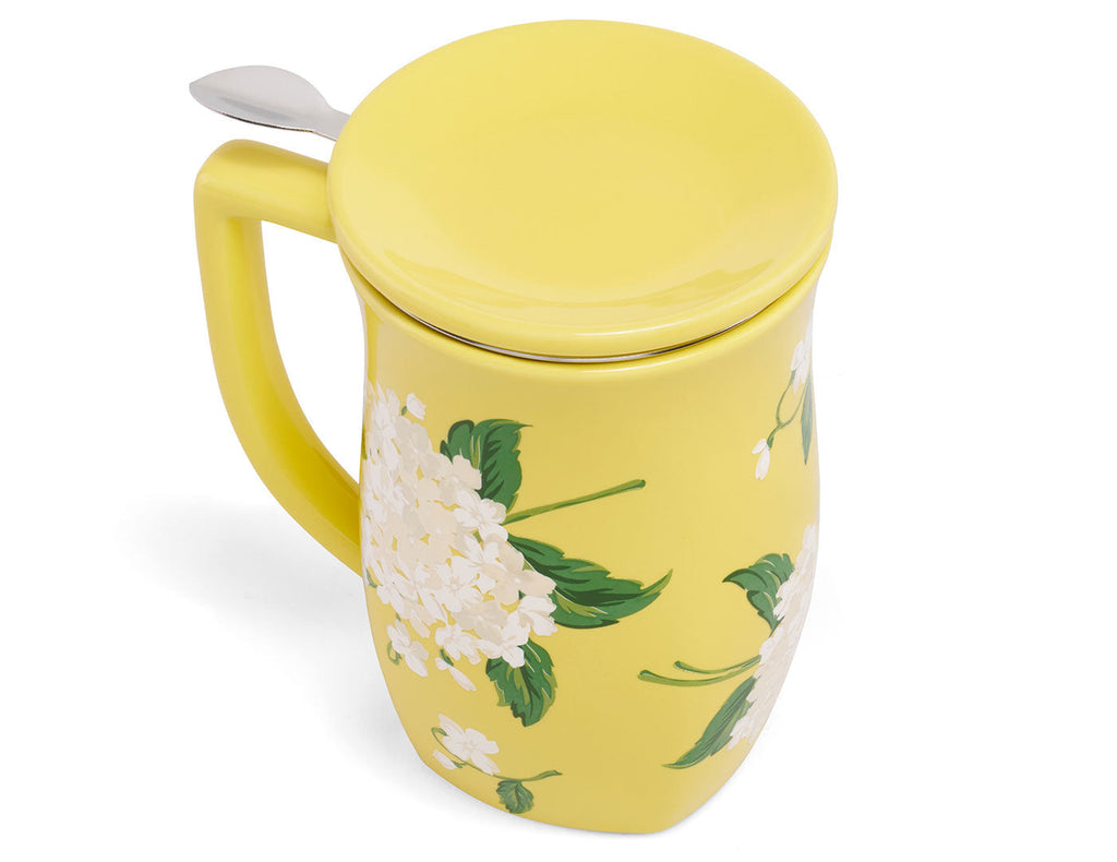 Hydrangea by Draper James Fiore Steeping Cup with Infuser