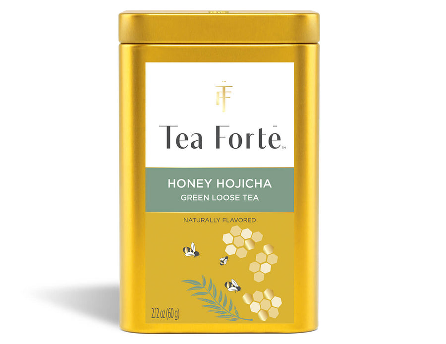 Honey Hojicha Loose Leaf Tea Canister