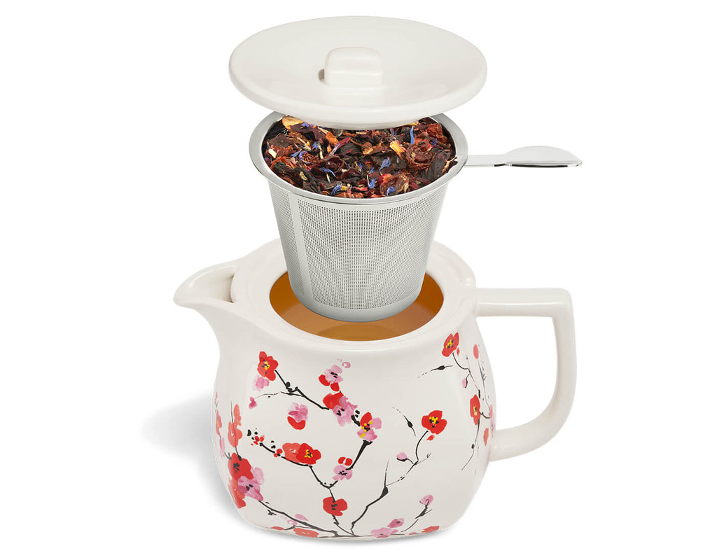 Fiore Teapot with Infuser Sakura