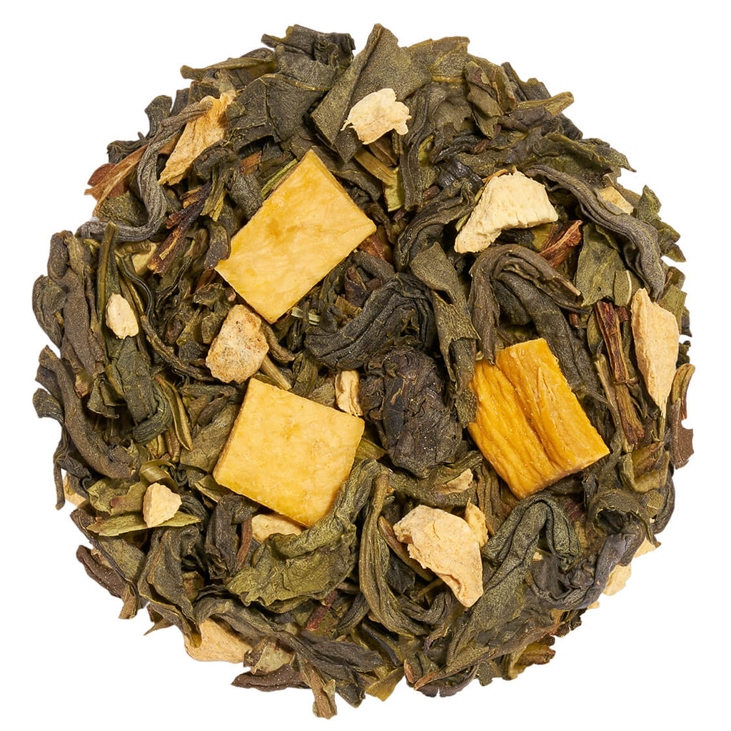 Green Mango Peach Loose Leaf Tea Canister