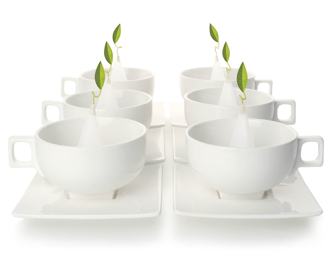 Solstice Teacups - Set of Six