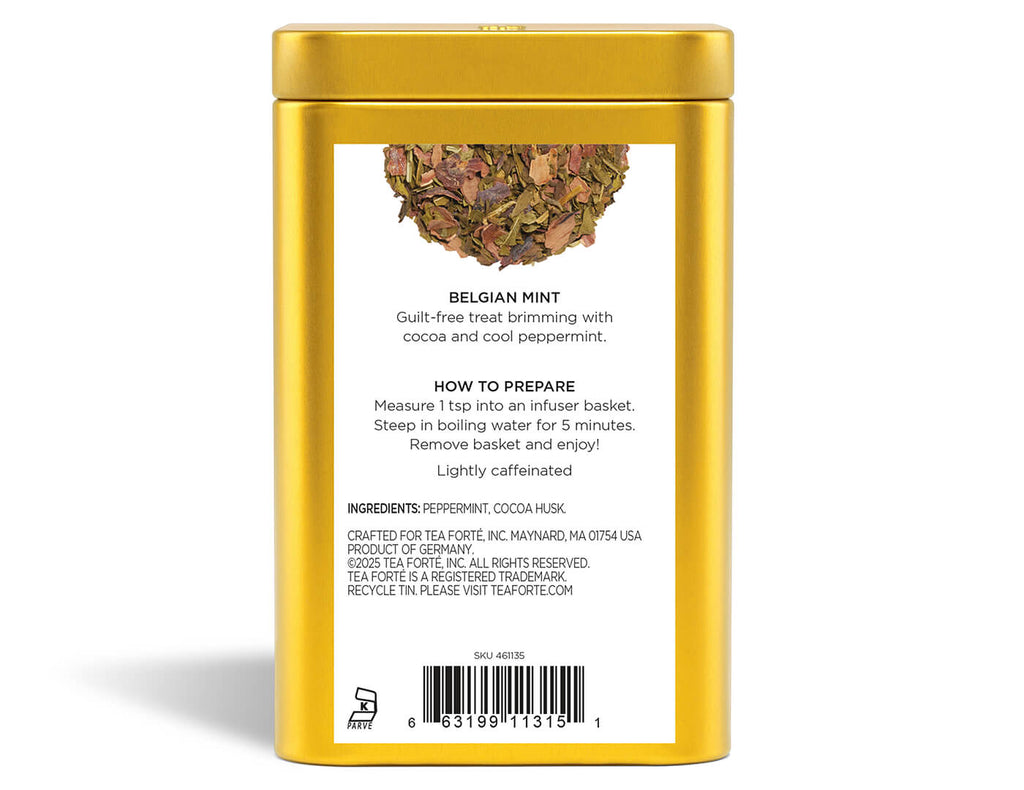 Belgian Mint Loose Leaf Tea Canister
