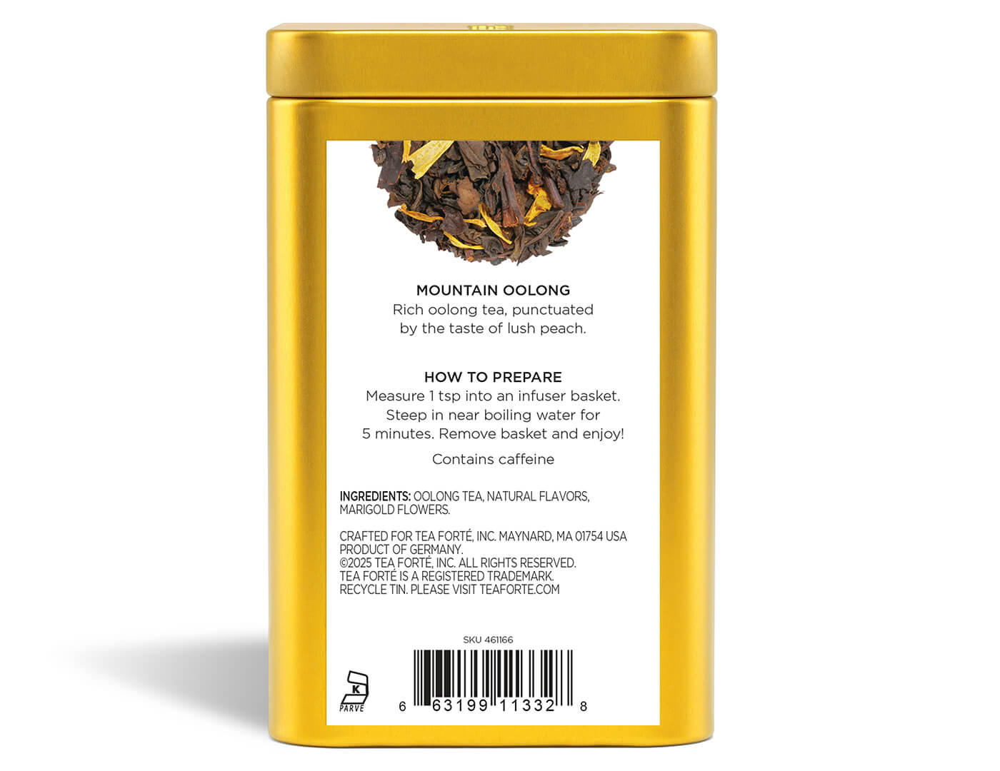 Mountain Oolong Loose Leaf Tea Canister