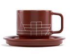 Frank Lloyd Wright Terra Teacup and Saucer