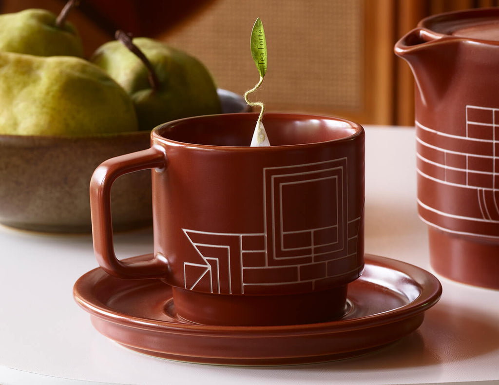 Frank Lloyd Wright Terra Teacup and Saucer