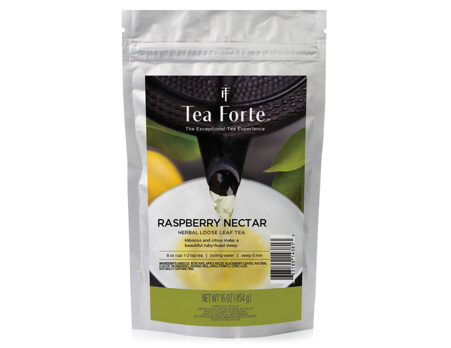 One Pound Loose Tea Pouch Raspberry Nectar