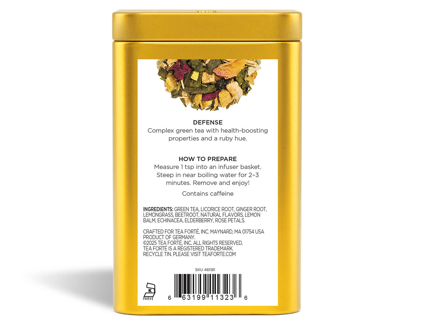 Defense Loose Leaf Tea Canister