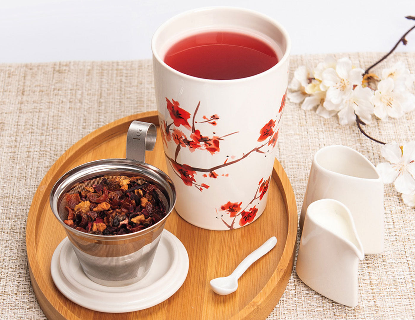 KATI® Steeping Cup & Infuser Cherry Blossom