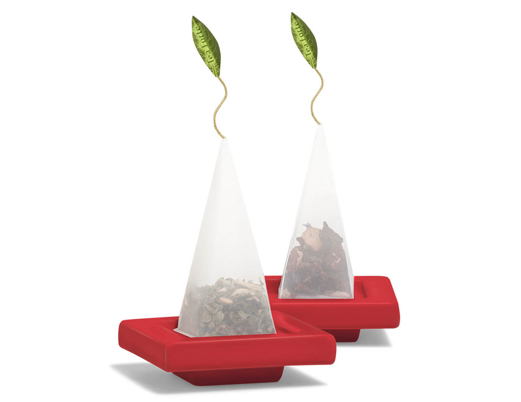 Tea Trays Ruby Red - Set of Two