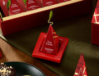 Tea Trays Ruby Red - Set of Two