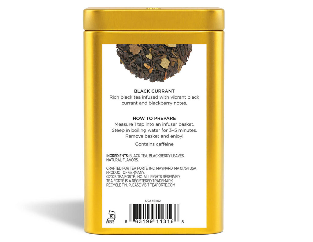 Black Currant Loose Leaf Tea Canister