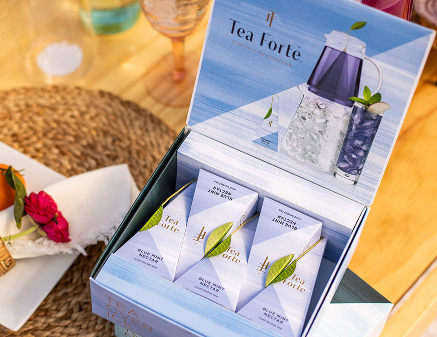 Tea Over Ice 5pk Box Iced Blue Mint Nectar