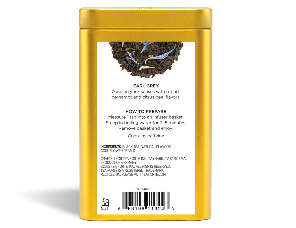 Earl Grey Loose Leaf Tea Canister