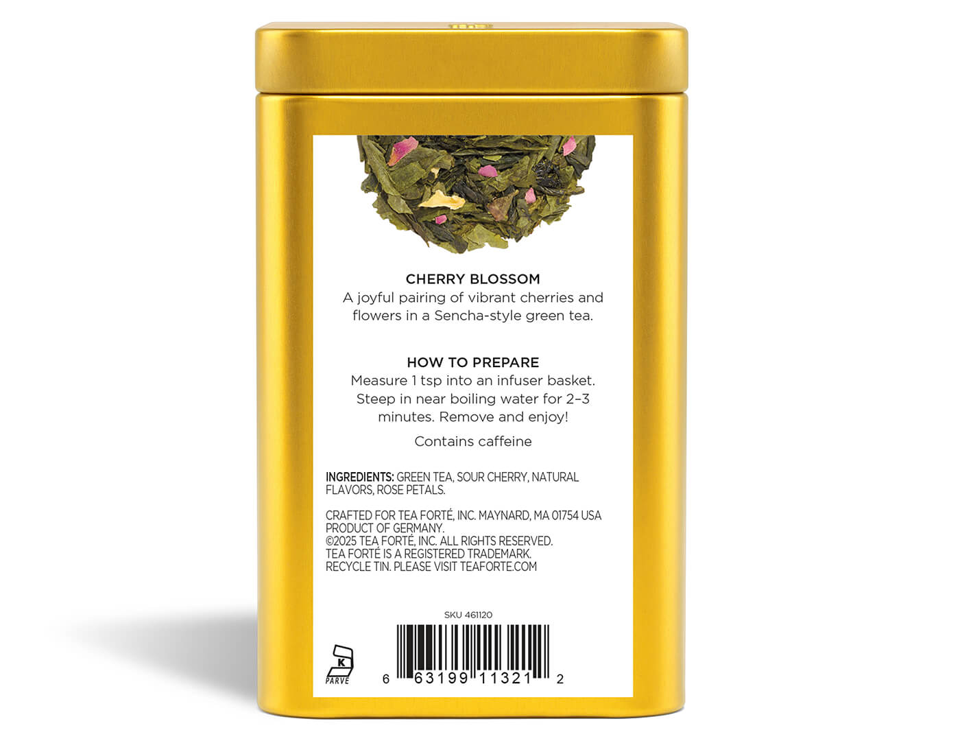 Cherry Blossom Loose Leaf Tea Canister