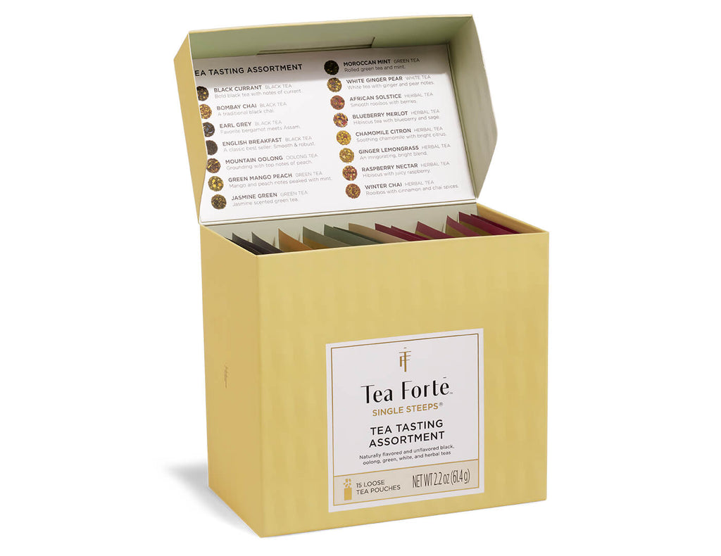 Tea Tasting Assortment Single Steeps® Sampler