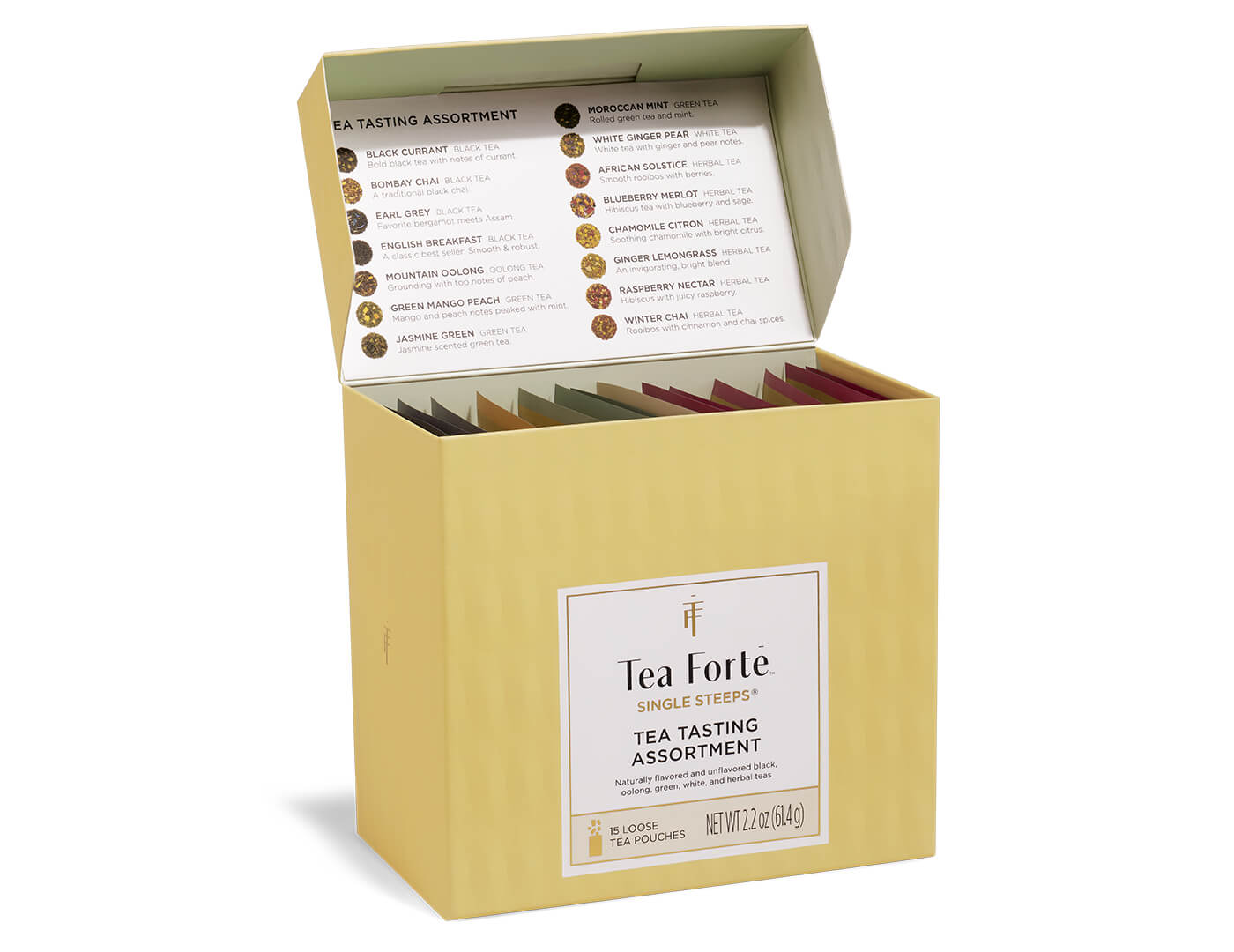 Tea Tasting Assortment Single Steeps® Sampler