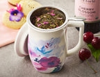 Fiore Steeping Cup with Infuser Verbena Blossom