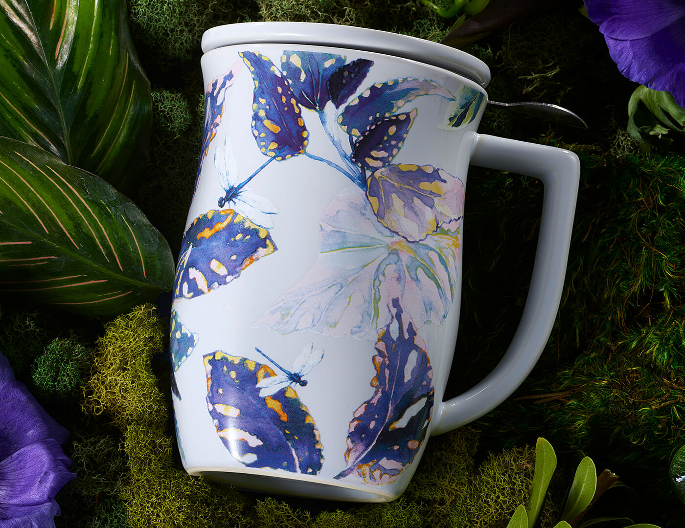 Fiore Steeping Cup with Infuser Demoiselle