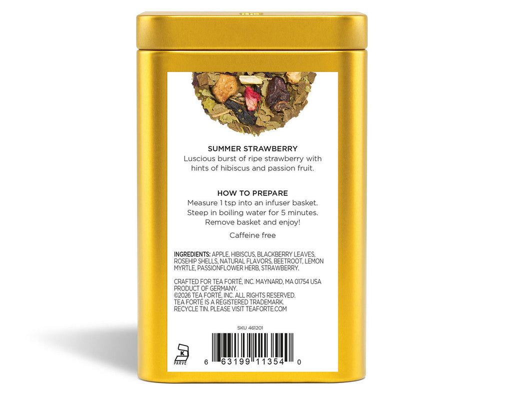 Summer Strawberry Loose Leaf Tea Canister