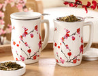Fiore Steeping Cup with Infuser Sakura