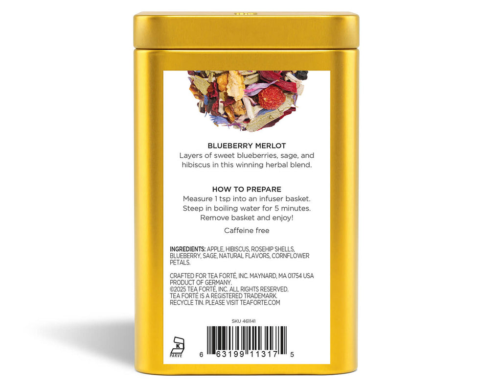 Blueberry Merlot Loose Leaf Tea Canister