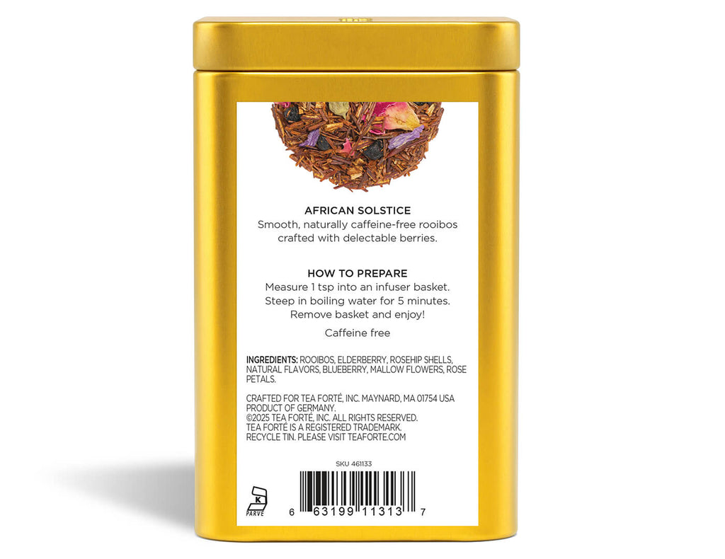 African Solstice Loose Leaf Tea Canister